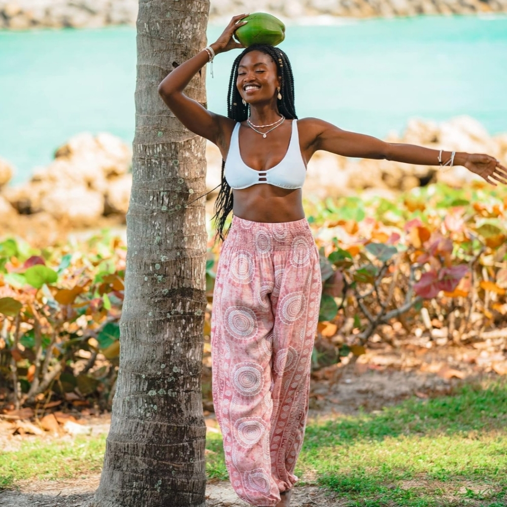 Lotus and Luna harem pants. NWT GUAVA